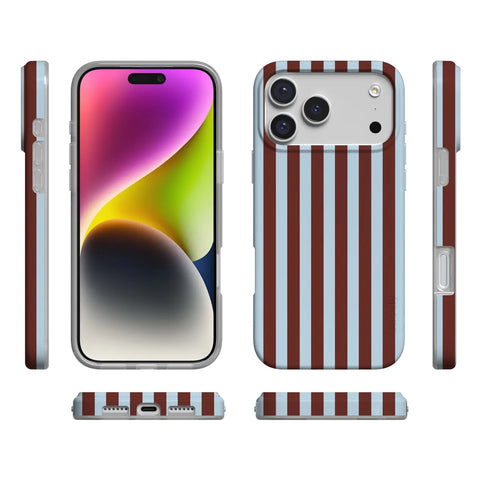 Sunday in Brooklyn | Blue Stripes Case