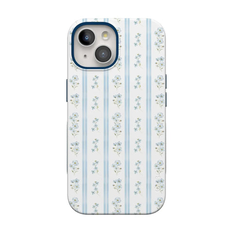 Cottage Stripe | Blue Floral Case