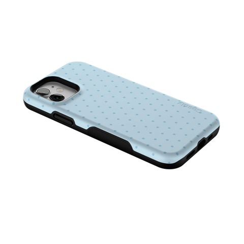 On the Dot | Blue Monochrome Polka Dot Case