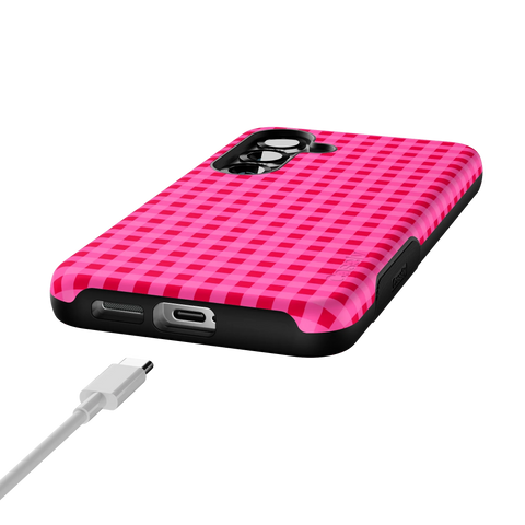 Sweet Jam | Hot Pink Gingham Case