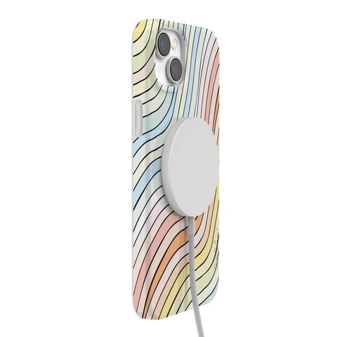 Ride The Wave | Pastel Rainbow Lined Case