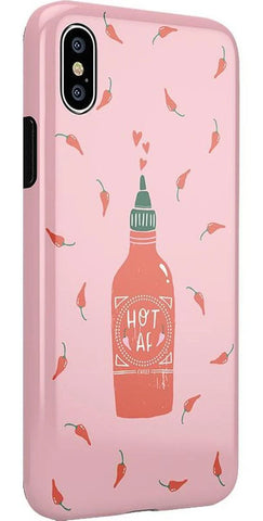Spicy AF | Pink Chili Hot Sauce Case