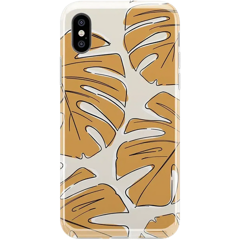 Island Time | Tropical Leaves Floral Case