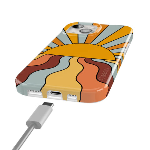 Shine On | Retro Sunset Case