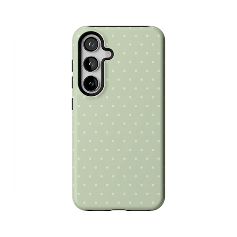 On the Dot | Green Polka Dot Case