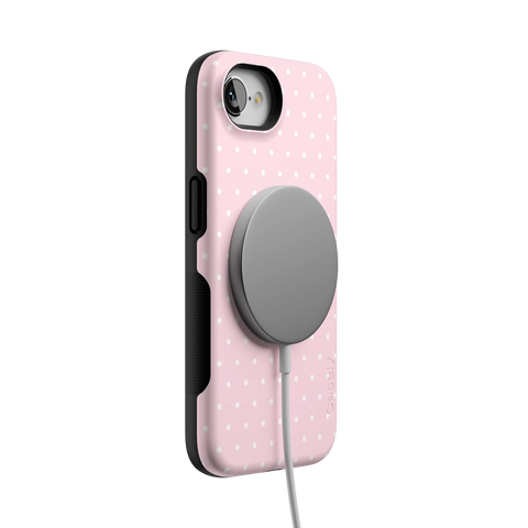 On the Dot | Pink & White Polka Dot Case