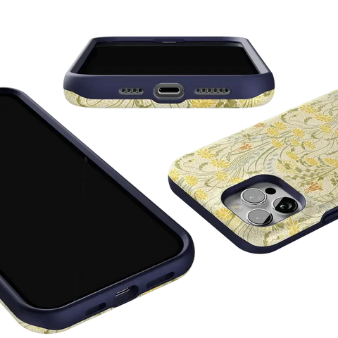 Boho Blooms | Golden Floral Case