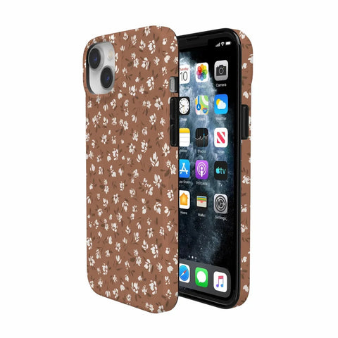 Mocha Meadow | Tiny Flowers Case