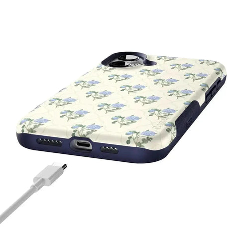Vintage Garden | Blue Hydrangea Case