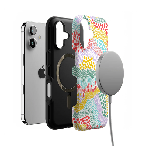 Color Me Happy | Pattern Colorblock Case