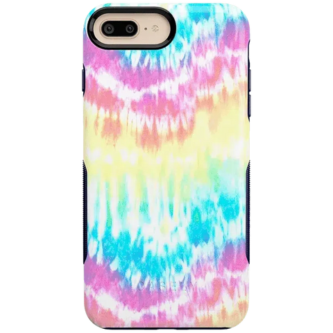 Wild & Free | Classic Rainbow Tie Dye iPhone Case