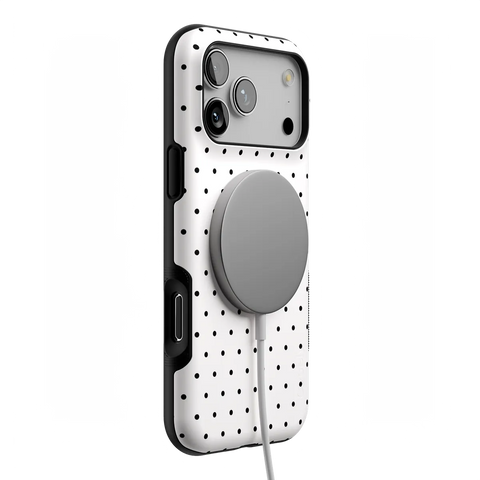 On the Dot | Black Polka Dot Case