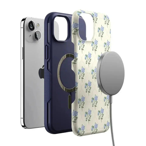 Vintage Garden | Blue Hydrangea Case