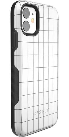 Off the Grid | White & Black Lined Case