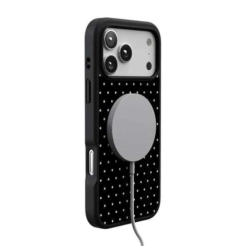 On the Dot | White Polka Dot Case