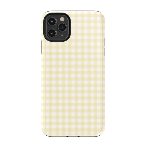 Pastel Picnic | Yellow Gingham Case