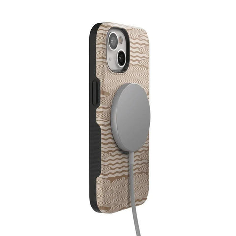 Mocha Ripple | Brown Waves Case