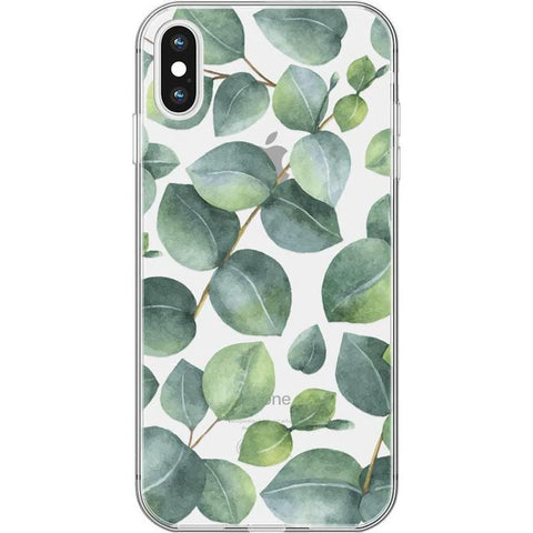 Leaf Me Alone | Green Floral Print Case