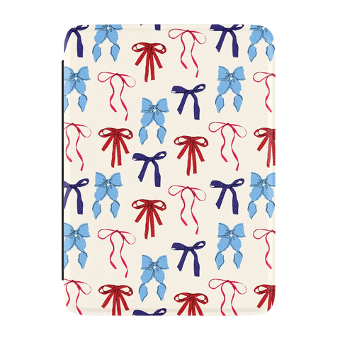 American Girlie | Red White & Blue Bows Kindle Case