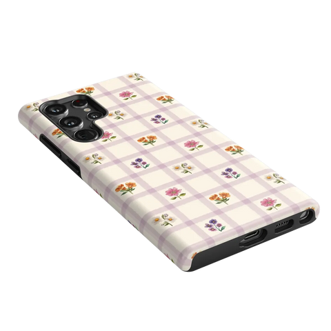 Meadow Check | Floral Gingham Case