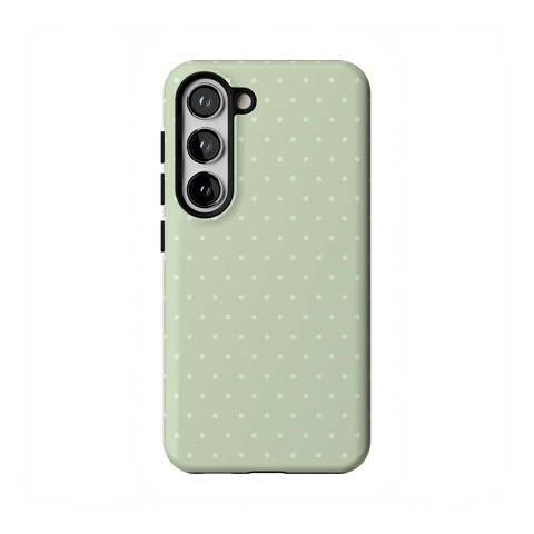 On the Dot | Green Polka Dot Case