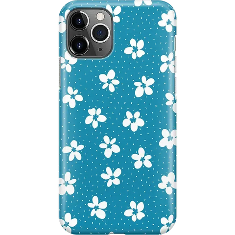 Flower My World | Ocean Blue Floral Case