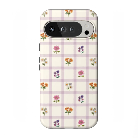 Meadow Check | Floral Gingham Case