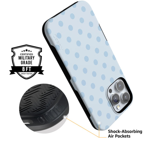 Spotted in SoHo | Light Blue Polka Dot Case