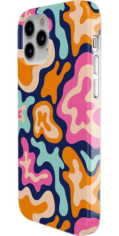 Midnight Color Splash | Abstract Retro Case