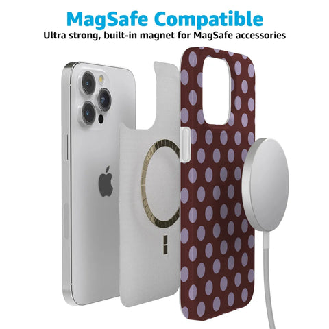 Spotted in SoHo | Burgundy Polka Dot Case