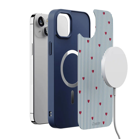 Love Lines | Blue Stripes Case