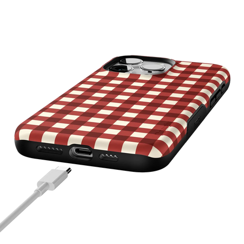 Checked Twice | Red Plaid Case