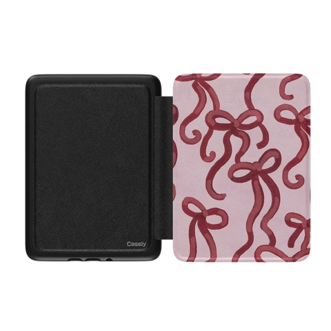 Love Me Knot | Mauve Bow Kindle Case