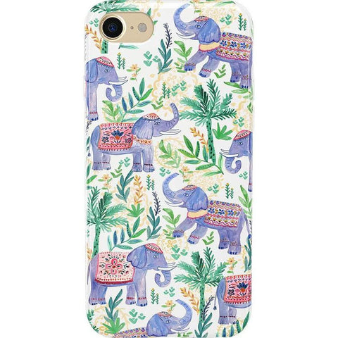 Pastel Gardens | Watercolor Elephant Floral Case