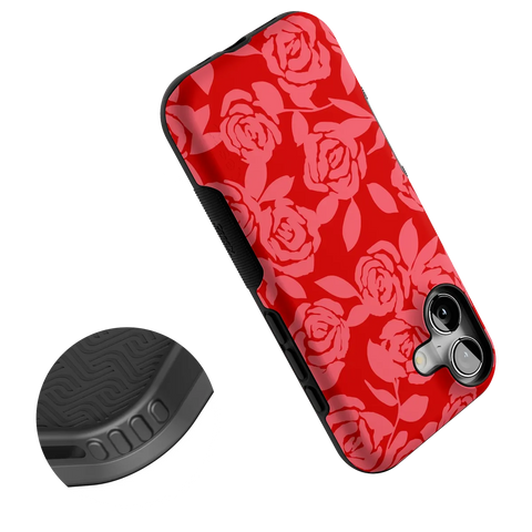 Final Rose | Red & Pink Floral Case