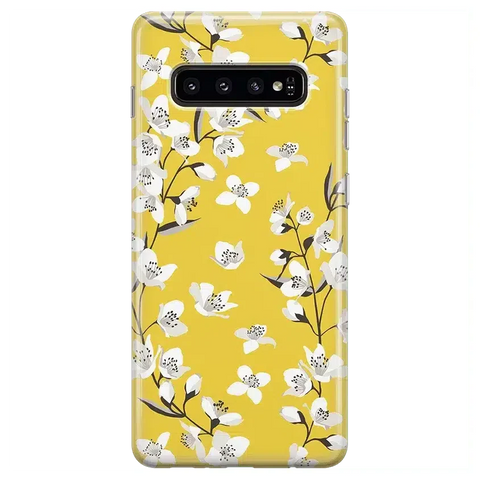 Floral Forest | Yellow Cherry Blossom Floral Samsung Case