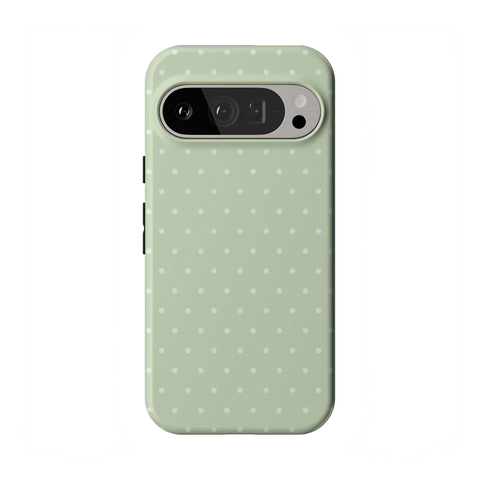 On the Dot | Green Polka Dot Case