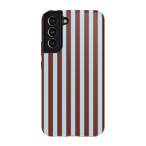 Sunday in Brooklyn | Blue Stripes Case