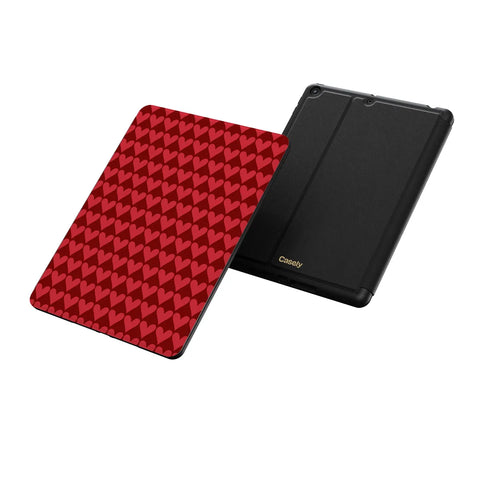 Crazy in Love | Red Hearts iPad Case