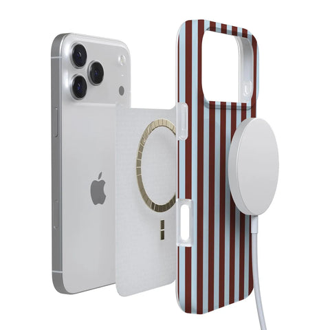 Sunday in Brooklyn | Blue Stripes Case
