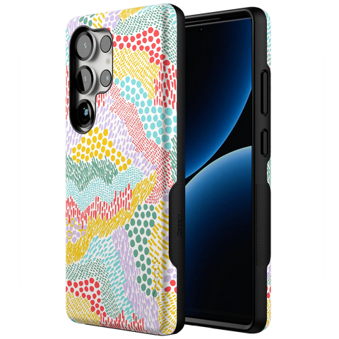 Color Me Happy | Pattern Colorblock Case