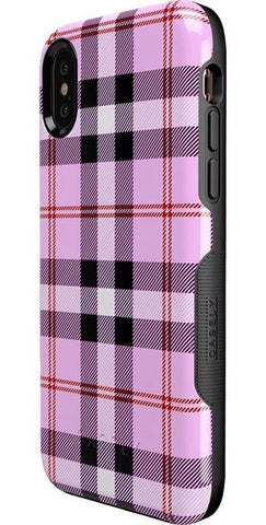 As if! | Light Purple Plaid Case