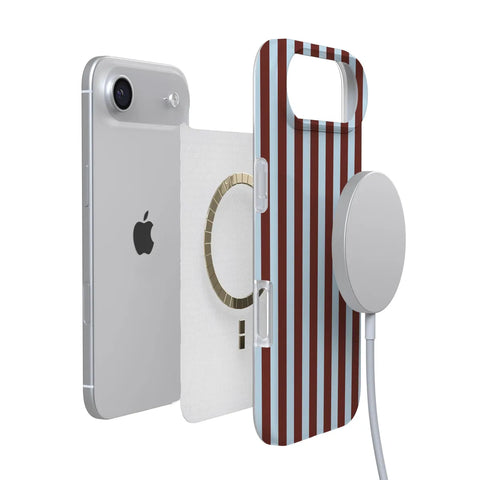 Sunday in Brooklyn | Blue Stripes Case