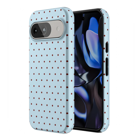 On the Dot | Blue Polka Dot Case