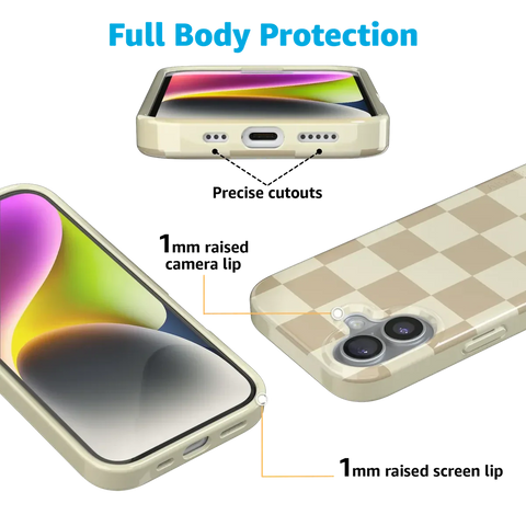 Fit Check | Neutral Checkerboard Case