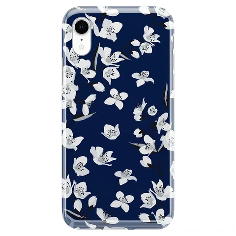 Floral Forest | Navy Cherry Blossom Floral Case