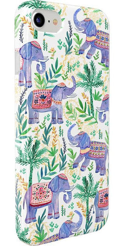 Pastel Gardens | Watercolor Elephant Floral Case
