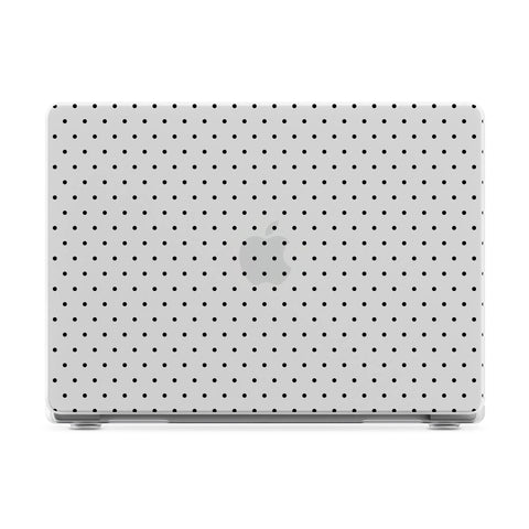 On the Dot | Black Polka Dot Laptop Shell