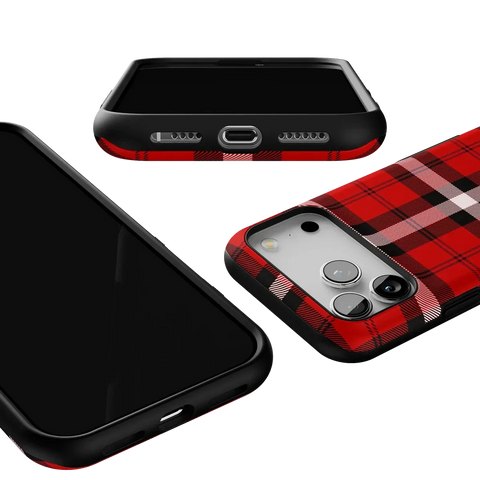 As if! | Red Plaid Case