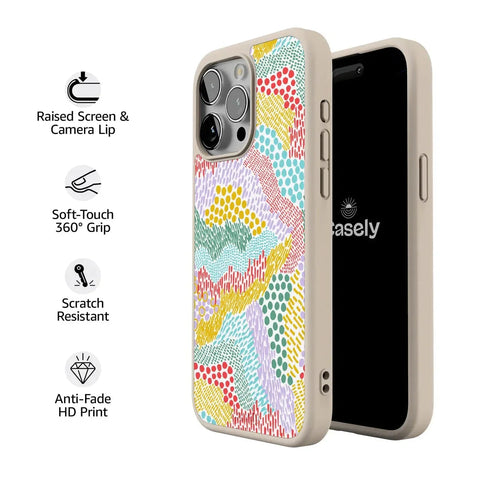 Color Me Happy | Pattern Colorblock Case
